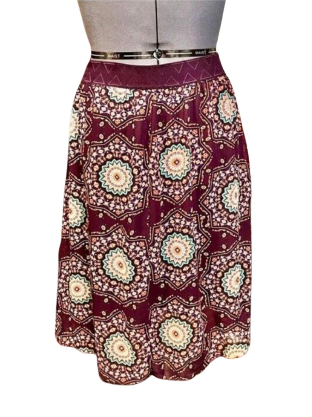 LulaRoe Purple Paisley Flowy Skirt